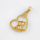 Dije Oso de Peluce 2.35gr / 1 in / Oro Amarillo 18K ©