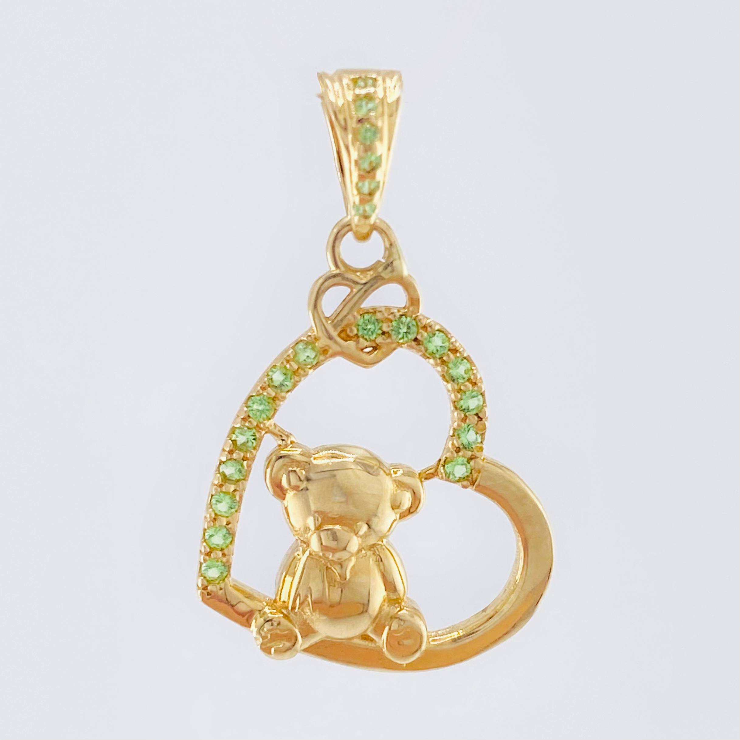 Dije Oso de Peluce 2.35gr / 1 in / Oro Amarillo 18K ©