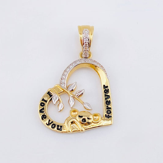 Dije Muerdago Coala 3.8gr / 1 1/4 in / Oro Amarillo 18K ©