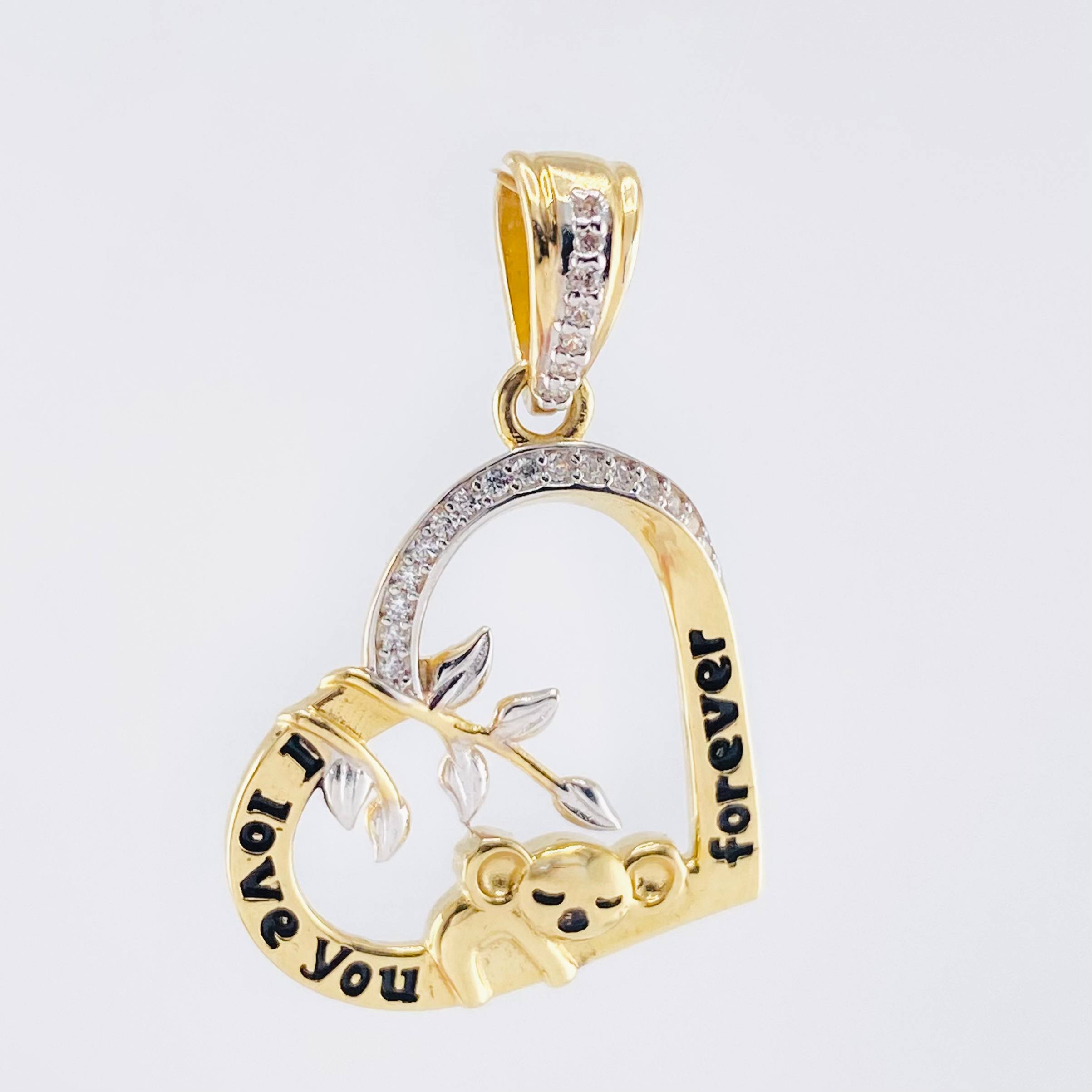 Dije Muerdago Coala 3.8gr / 1 1/4 in / Oro Amarillo 18K ©