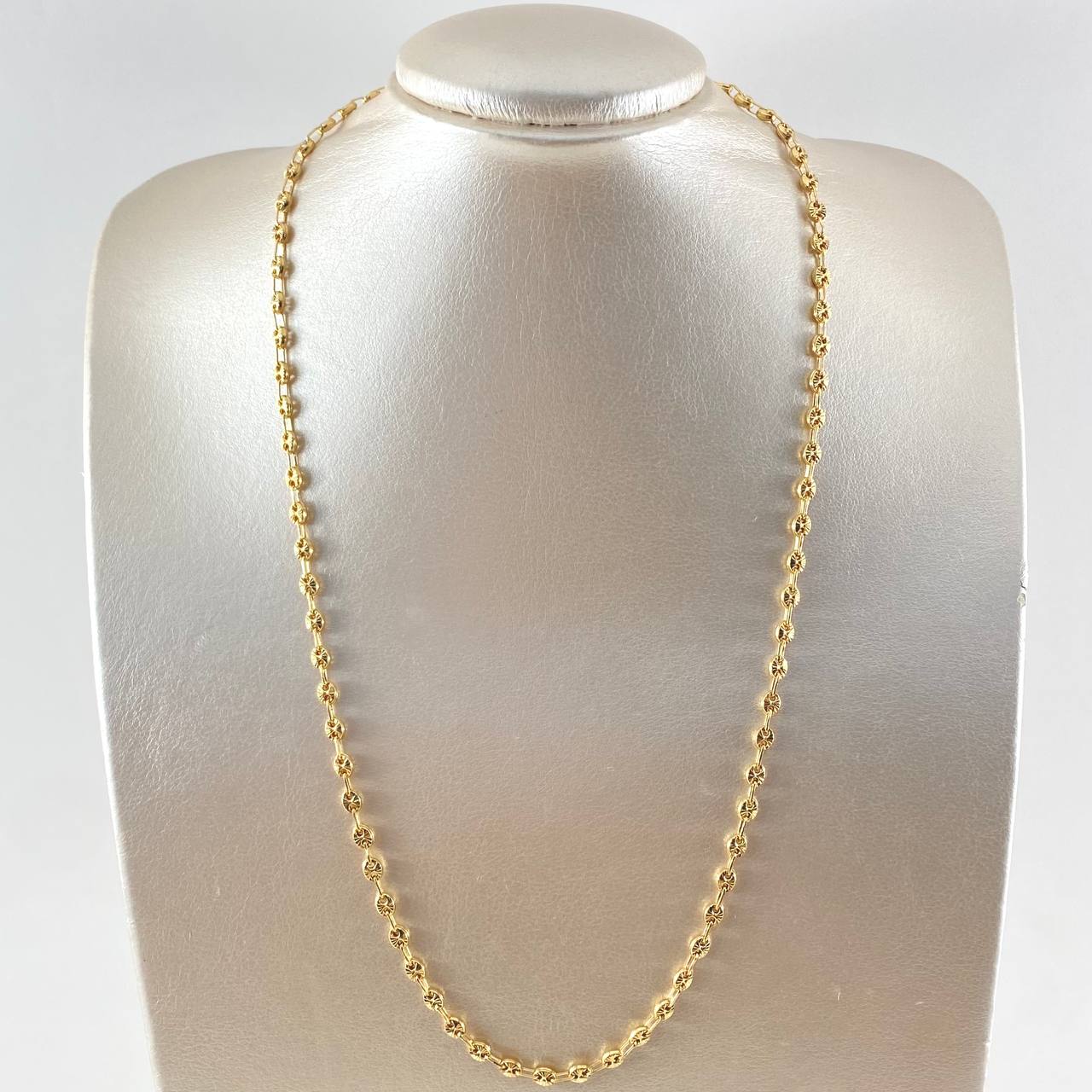 Cadena GC 12.5gr / 60cm / 4.3mm Diamantada Oro Amarillo 18K *