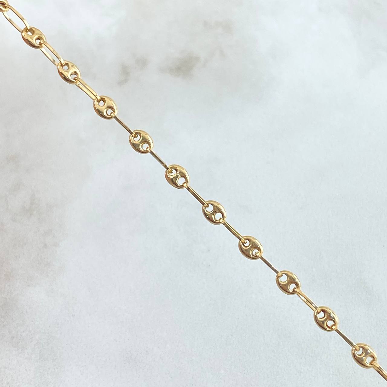 Cadena GC 6gr / 55cm / 3.4mm Lisa Oro Amarillo 18K *