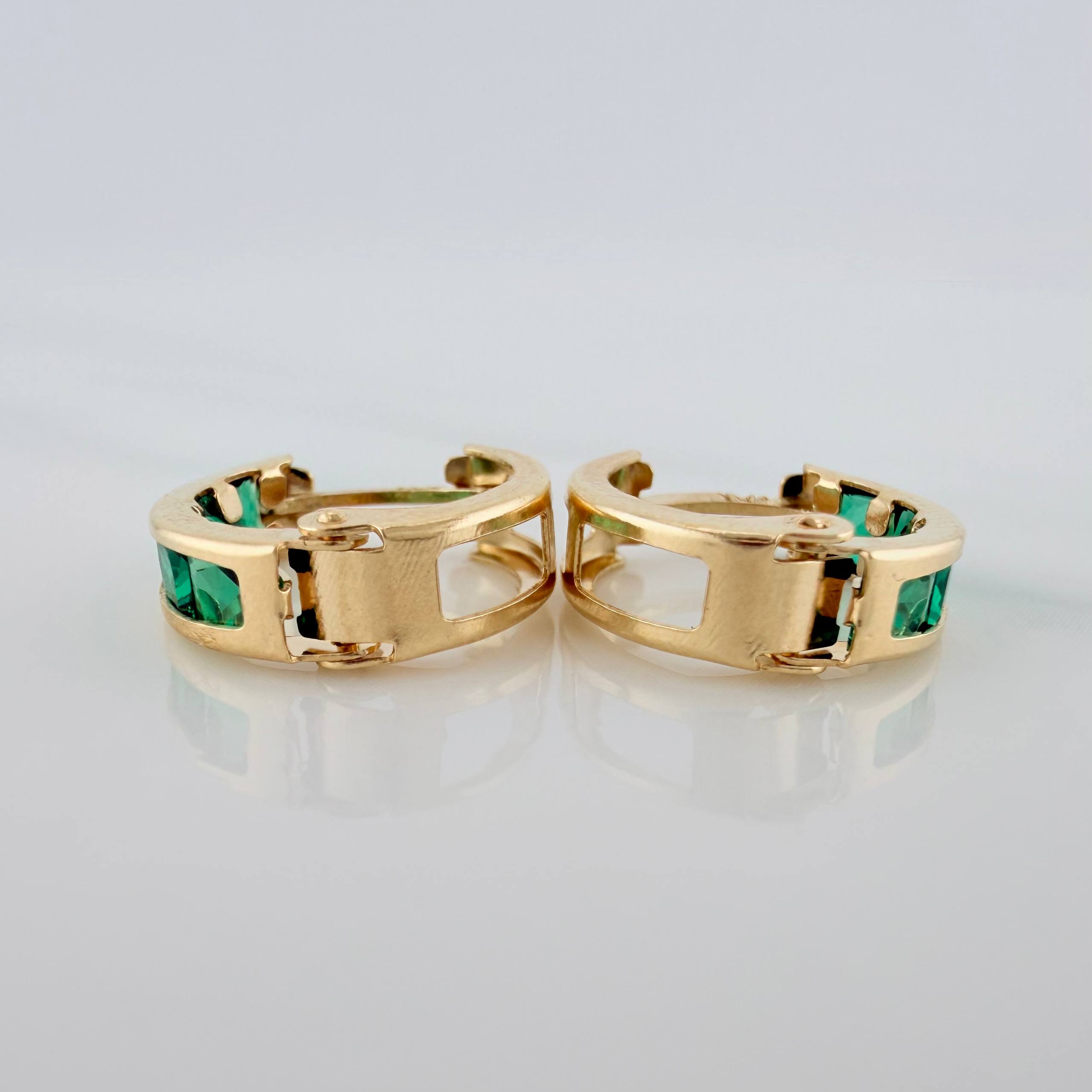 Hoop Earrings Carril 1.55 g / 1/2 in Yellow Gold 18K