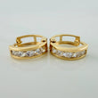 Hoop Earrings Carril 1.7 g / 1/2 in 18K Yellow Gold