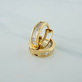 Hoop Earrings Carril 1.7 g / 1/2 in 18K Yellow Gold
