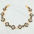 Clover Bracelet Flowers 15.75 g / 7 1/4 in / 9.94 mm Yellow Gold 18K
