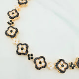 Clover Bracelet Flowers 15.75 g / 7 1/4 in / 9.94 mm Yellow Gold 18K