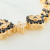 Clover Bracelet Flowers 15.75 g / 7 1/4 in / 9.94 mm Yellow Gold 18K