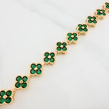 Pulso Flores 13.7 g / 7 in / 7.59 mm Oro Amarillo 18K