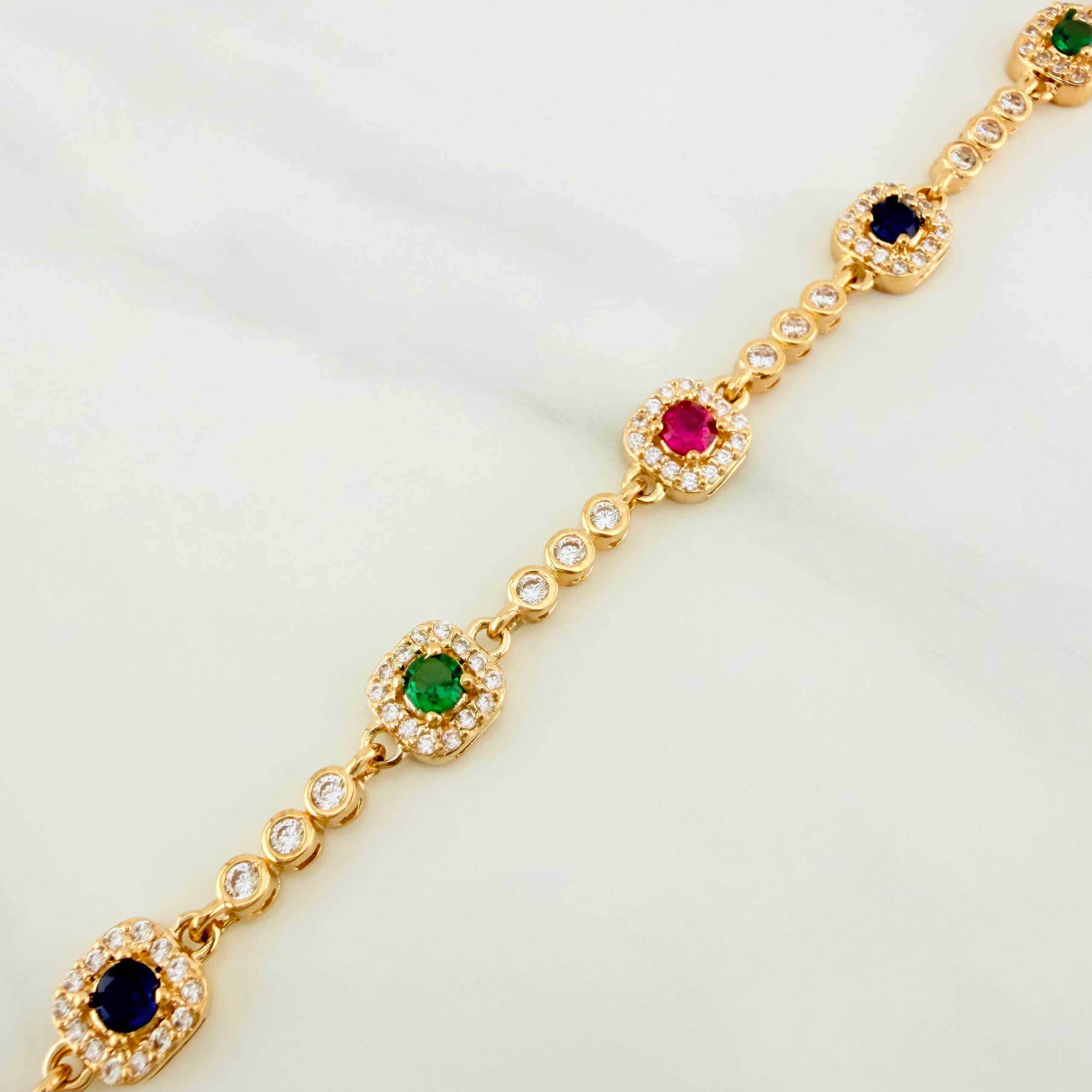 Tennis Bracelet 8.45 g / 6 3/4 in / 2.55 mm 18K Yellow Gold