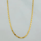 Flat Mariner Chain 1.8 g / 23 1/2 in / 1.5 mm 18K Yellow Gold
