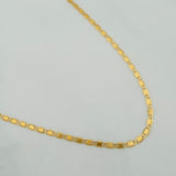 Flat Mariner Chain 1.75 g / 19 3/4 in / 1.5 mm 18K Yellow Gold