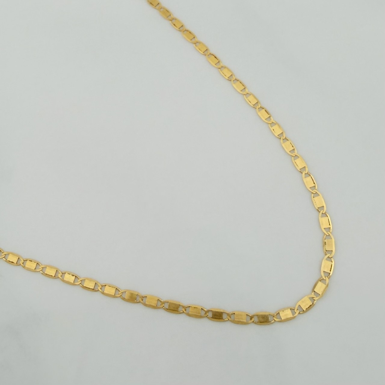 Cadena Escalera 1.75 g / 19 3/4 in / 1.4 mm Oro Amarillo 18K