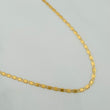 Cadena Escalera Plana 1.15 g / 19 3/4 in / 1 mm Oro Amarillo 18K