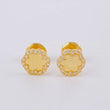 Topos Flor Refractante 0.9 g / in / 6.9 mm Oro Amarillo 18K