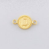 Herraje Circulo Letra D 0.55g / 3/4 in Oro Amarillo 18K