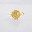 Herraje Circulo Letra S 0.55g / 3/4 in Oro Amarillo 18K