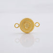 Charm Circle Letter O 0.6g / 3/4 in Yellow Gold 18K
