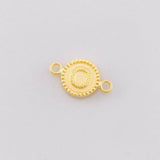 Charm Circle Letter O 0.6g / 3/4 in Yellow Gold 18K