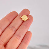 Charm Circle Letter O 0.6g / 3/4 in Yellow Gold 18K
