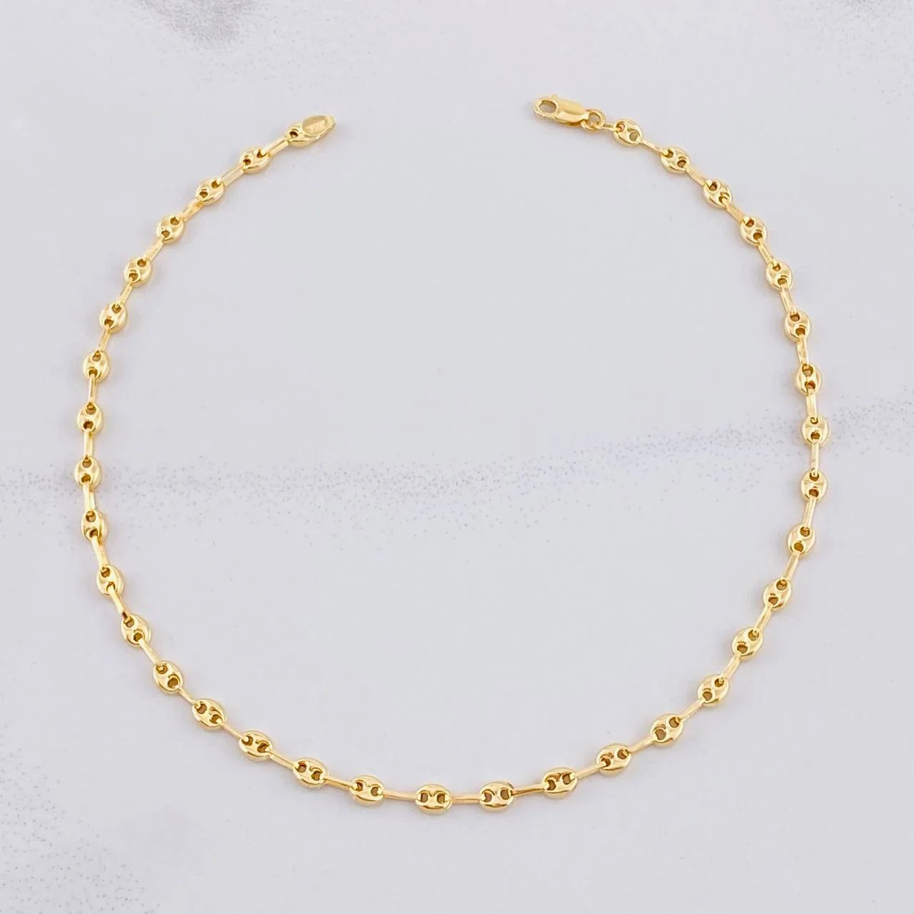 GC Anklet 3.15g / 9 3/4 in / 3.6mm Yellow Gold 18K