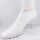 Anklet GC 2.55g / 9 1/2 in / 3.2mm Yellow Gold 18K