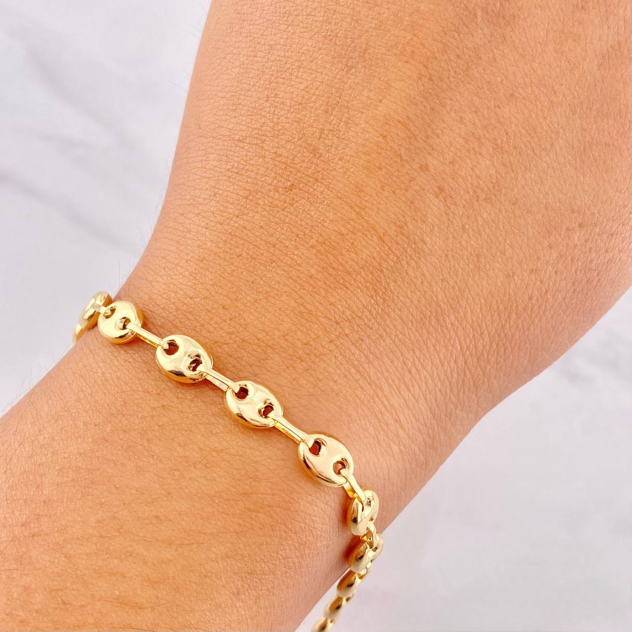 Bracelet GC 5.3g / 8 in / 6.1mm Yellow Gold 18K