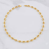 Diamond Cut Anklet GC 5.2g / 10 3/4 in / 4.4mm Yellow Gold 18K