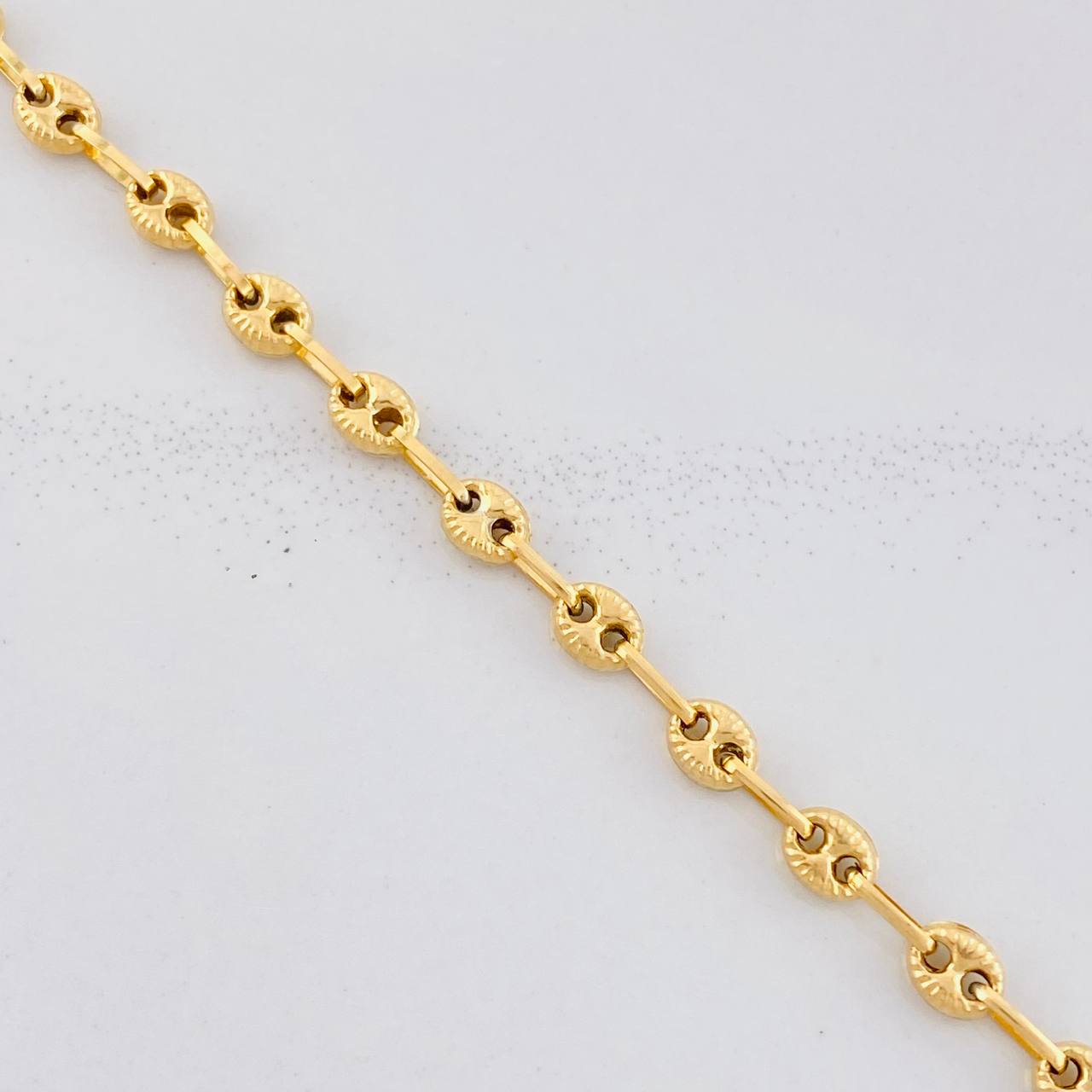 Diamond Cut Anklet GC 5.2g / 10 3/4 in / 4.4mm Yellow Gold 18K