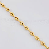 Diamond Cut Anklet GC 5.2g / 10 3/4 in / 4.4mm Yellow Gold 18K