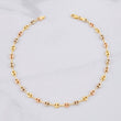 Anklet GC 3.4g / 10 in / 4.2mm Three Golds 18K