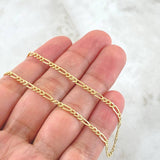 Figaro Chain 2.9gr / 19.7in / +1 18K Gold ©