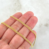 Cuban Links Reticulated 4.2gr / 19.7in / +3 18K Gold ©