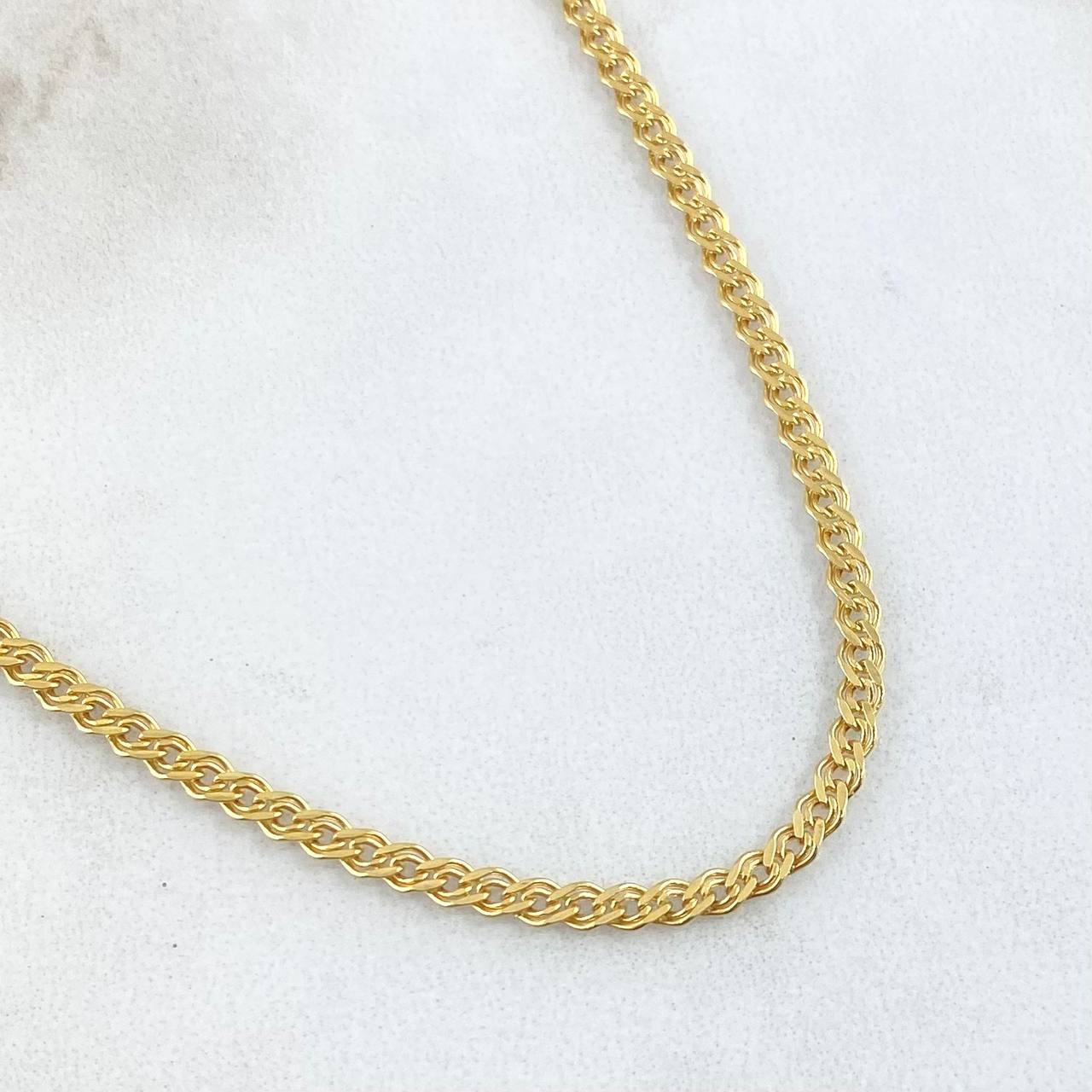 Cadena Garibaldi 3.35gr / 60cm / Oro Amarillo +3 18K ©