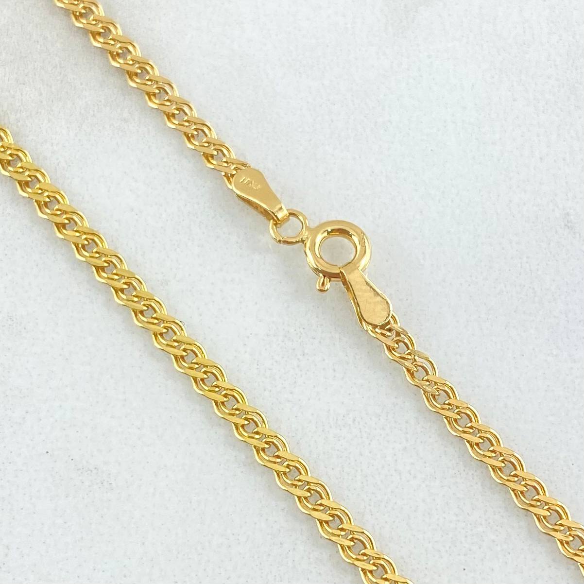 Cadena Garibaldi 3.35gr / 60cm / Oro Amarillo +3 18K ©
