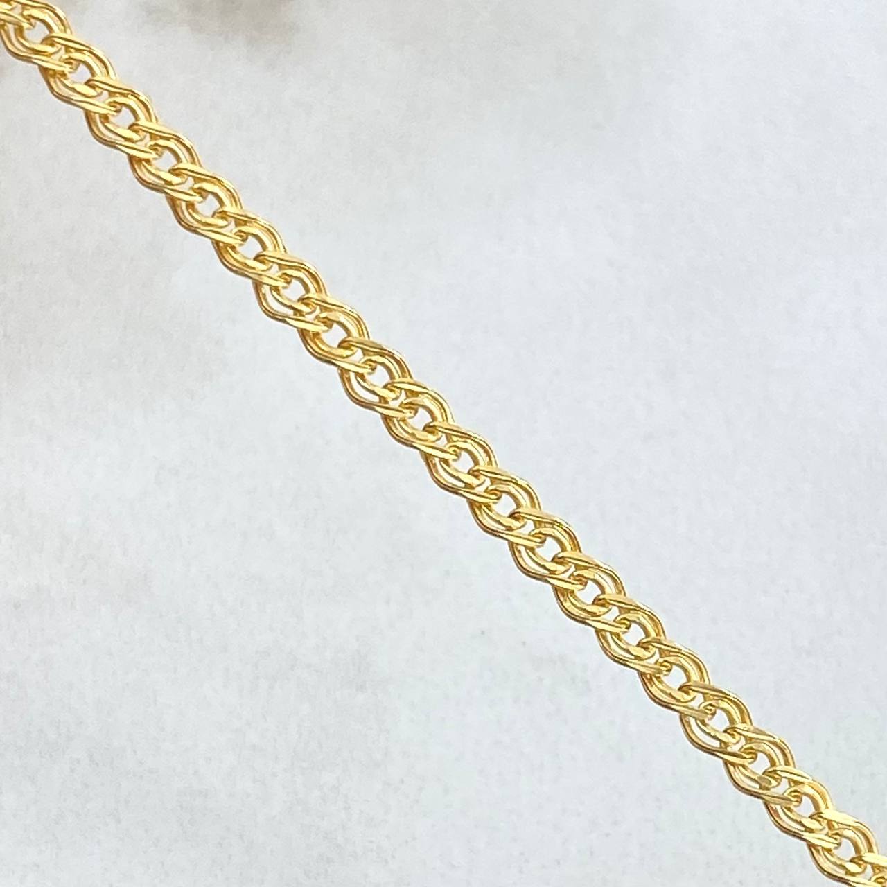 Cadena Garibaldi 3.35gr / 60cm / Oro Amarillo +3 18K ©