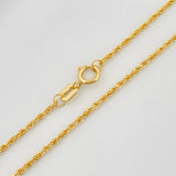 Cadena Lazo 1.25gr / 23 1/2 in / 1.2mm Oro Amarillo +3 18K $