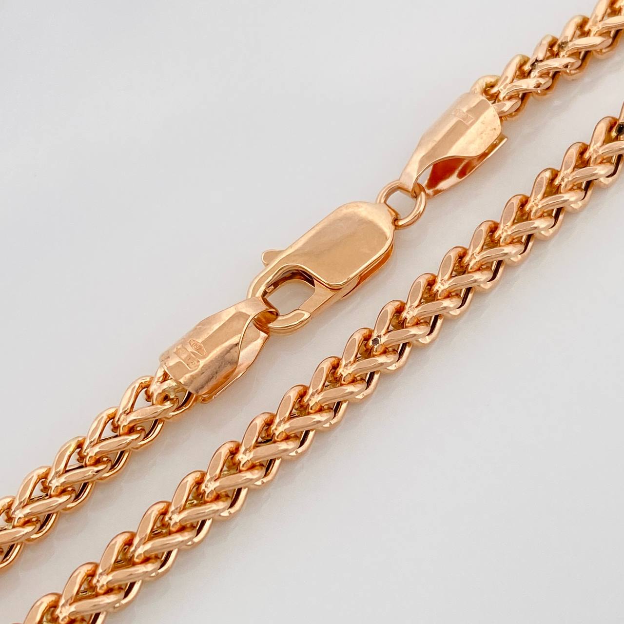 Cadena Franco Especial 17.35gr / 24 3/4 in / 3.3mm Oro Rosa +3 18K $