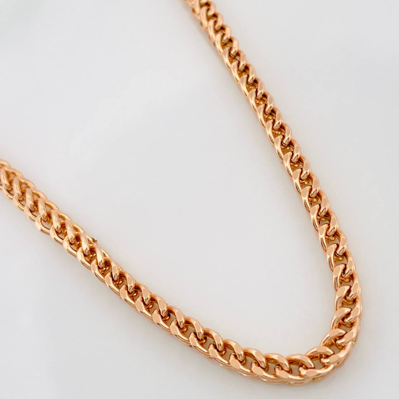 Cadena Franco Especial 17.35gr / 24 3/4 in / 3.3mm Oro Rosa +3 18K $
