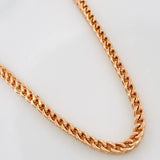 Cadena Franco Especial 17.35gr / 24 3/4 in / 3.3mm Oro Rosa +3 18K $