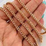 Cadena Franco Especial 17.35gr / 24 3/4 in / 3.3mm Oro Rosa +3 18K $