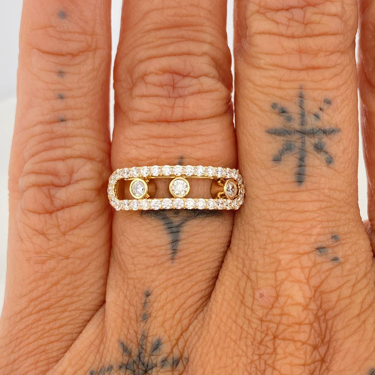 Anillo MSK 3.55gr / T6 3/4 / Oro Amarillo 18K %