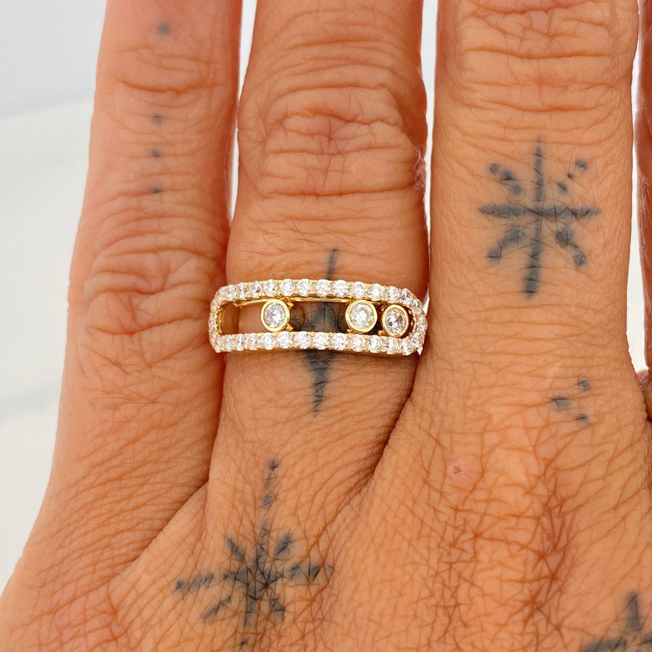 Anillo Msk 3.5gr / T6 3/4 / Oro Amarillo 18K &