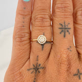 Circle Ring 1.8gr / T7 / 18K Yellow Gold %