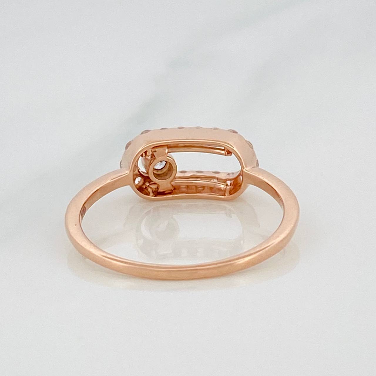 Anillo Msk 2gr / T6 3/4 / Oro Rosa 18K &