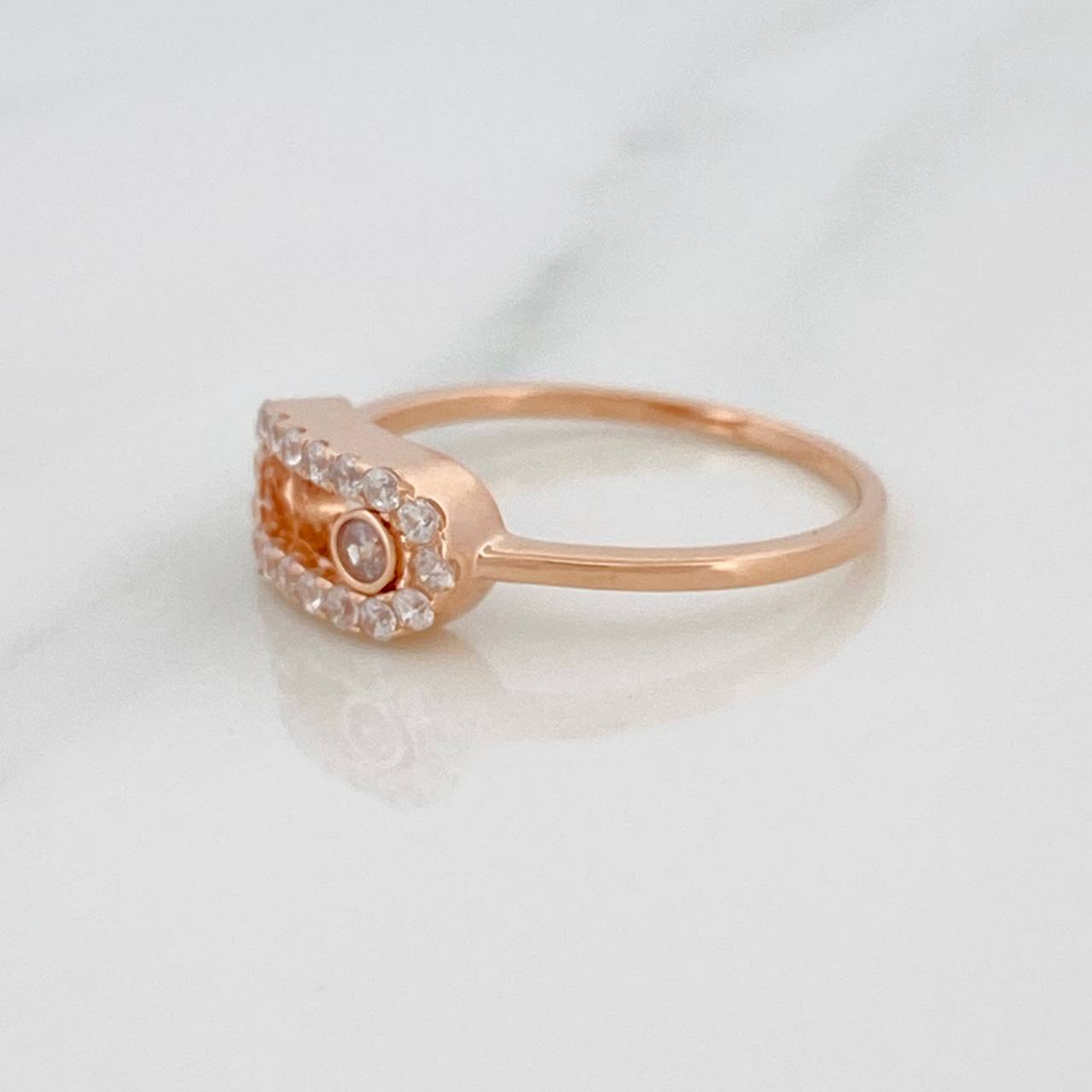 Anillo Msk 2.2gr / T6 / Oro Rosa 18K &