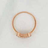 Anillo Msk 2gr / T6 3/4 / Oro Rosa 18K &