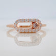 Anillo Msk 2gr / T6 3/4 / Oro Rosa 18K &