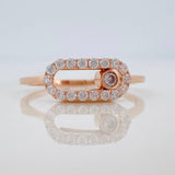 Anillo MSK 2.25gr / T7 / Oro Rosa 18K %