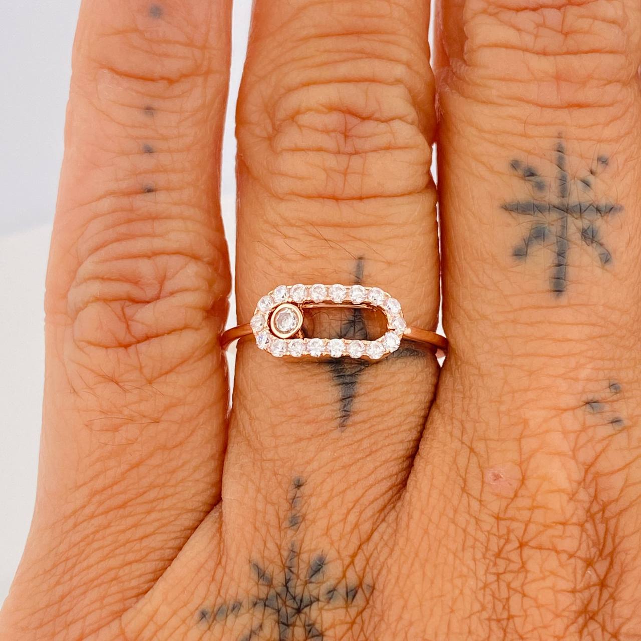 Anillo Msk 2gr / T6 3/4 / Oro Rosa 18K &
